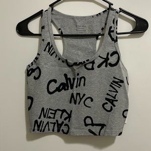 Performance Stretch Gray Black Racer Back Sports Bra Womens